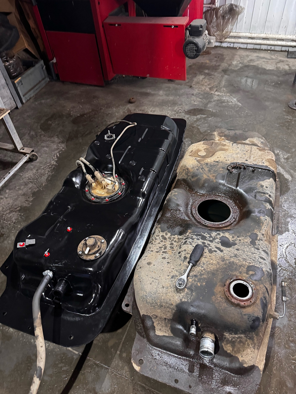 Пластиковый топливный бак SsangYong Kyron (Дизель) 2005-2015 г.в (bolt-on)